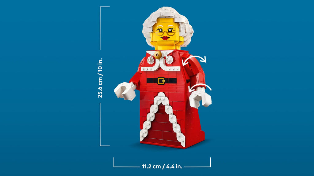 LEGO 40875 Up-Scaled Mrs. Claus Minifigure – detail