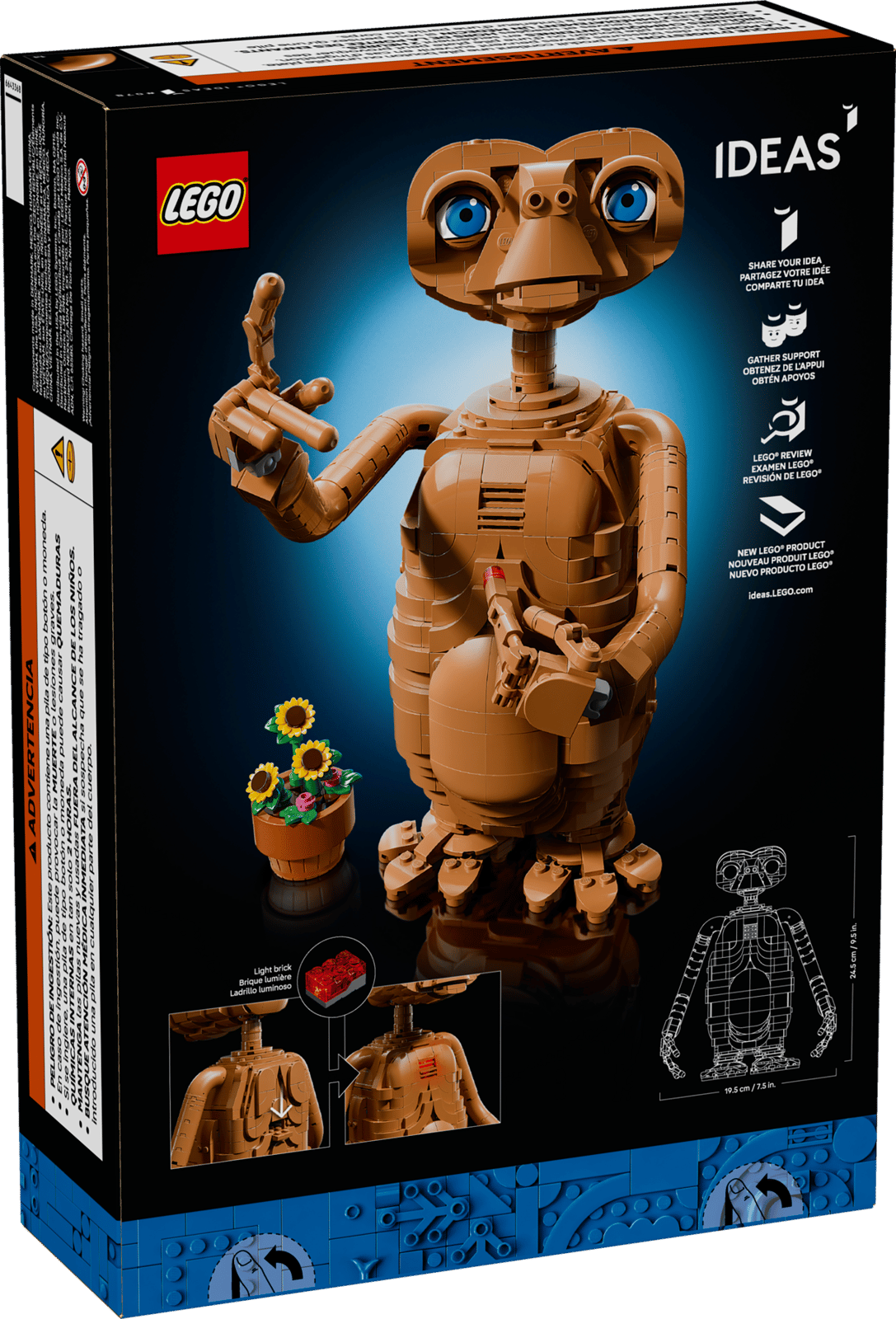 LEGO 21370 E.T. the Extra-Terrestrial – box back